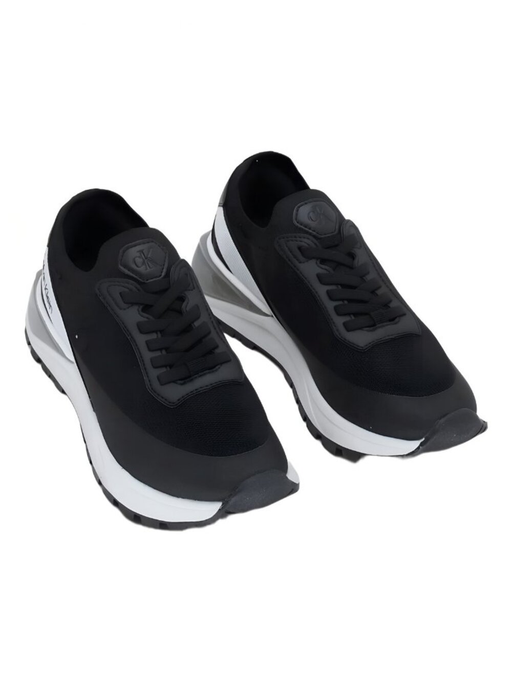 Calvin Klein Geneo Lightweight Knit Sneakers Black Sz 6.5M
